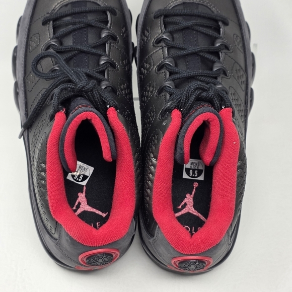 Nike Air Jordan 9 Low Golf Charcoal Men Size 9.5 Black True Red Shoes FJ5934-002 main image 5